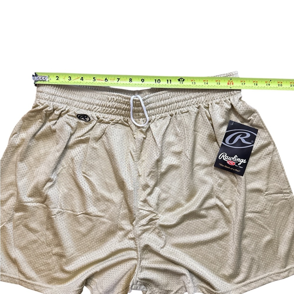 Vintage Deadstock NWT Rawlings Gold Athletic Shorts Men’s Size XXL Adult - Picture 4 of 11